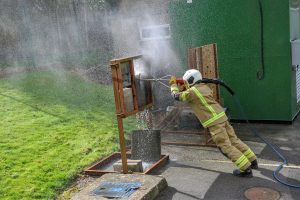 Firefighting skills showcased during councillors&#8217; visit