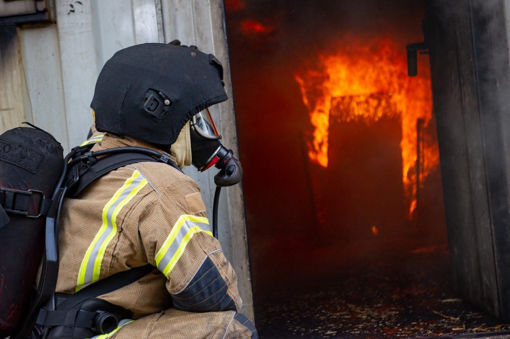 Firefighter training