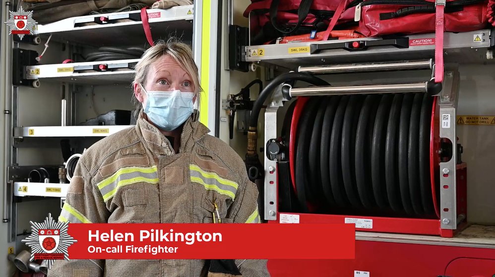 Firefighter Helen Pilkington