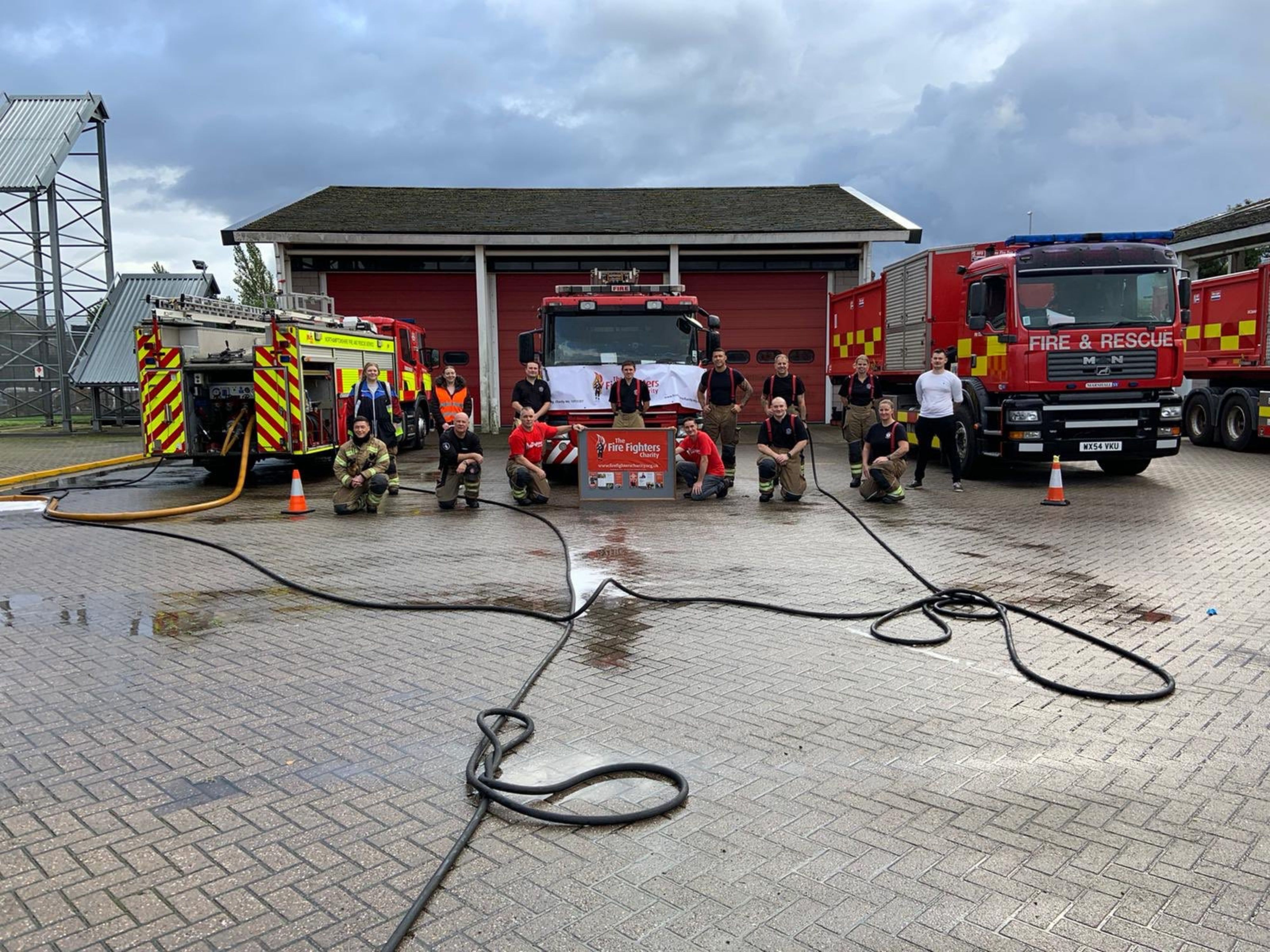 Car wash at Corby station to raise funds for The Fire Fighters Charity
