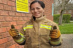 Firefighter Jess Marques Williams