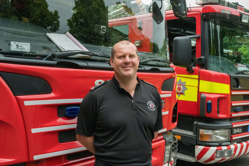 Station Manager Scott Hirons for Daventry Fire Station