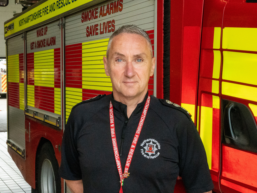 Station Manager Ashley Tugby for Mereway Fire Station