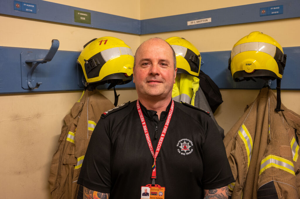 Station Manager Ronnie Rochester for Kettering Fire Station