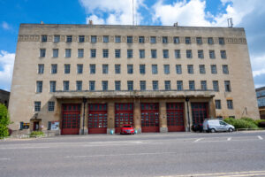 Front external view of the Mounts Fire Station
