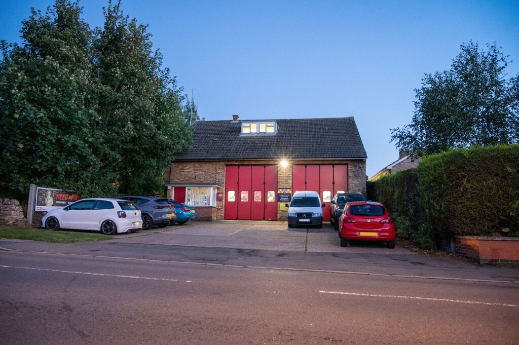 Front external view of Brixworth Fire Station