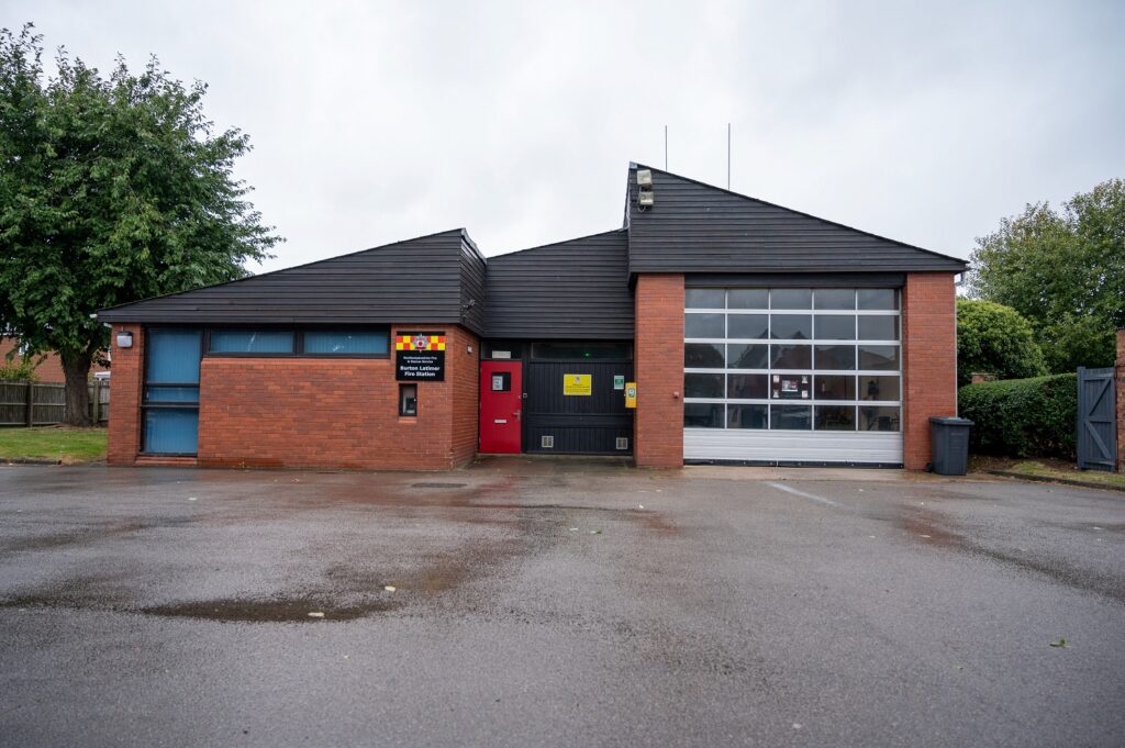 Front external view of Burton Latimer Fire Station