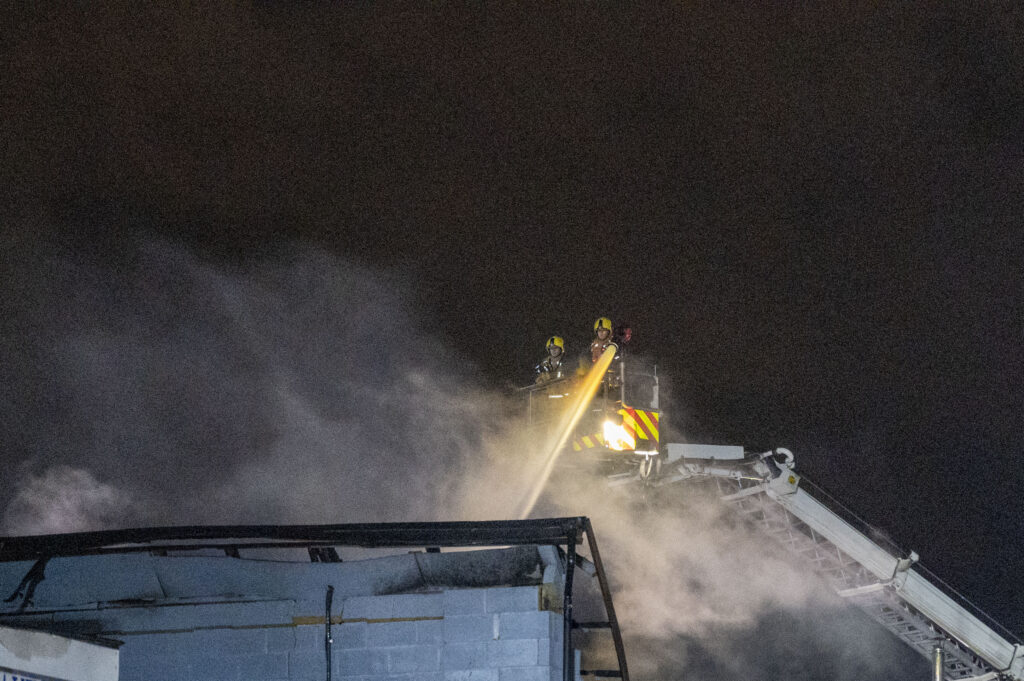 Fire crews tackle major blaze on St James Mill Road in Northampton