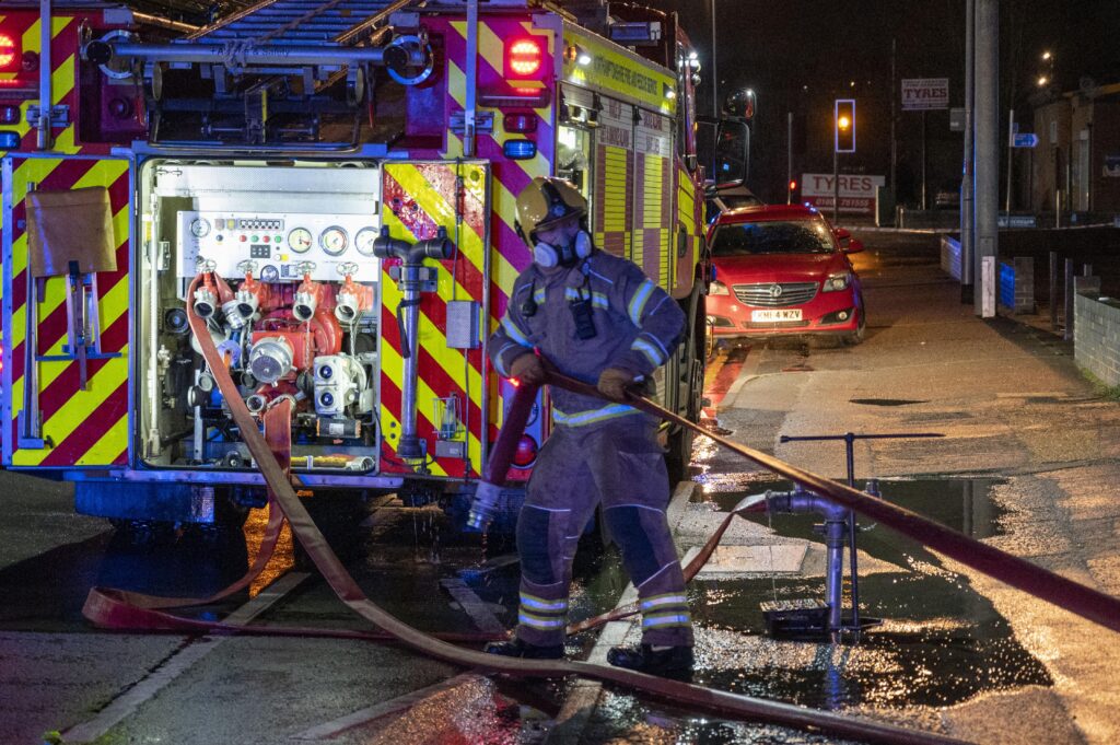 Fire crews tackle major blaze on St James Mill Road in Northampton