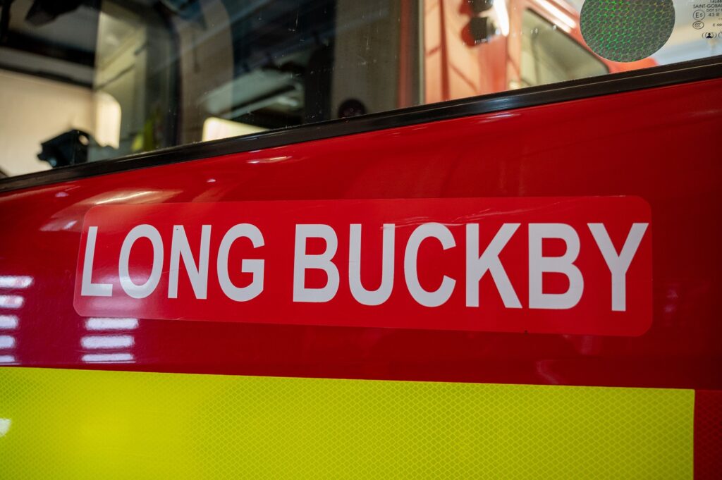Close up of Long Buckby fire appliance door