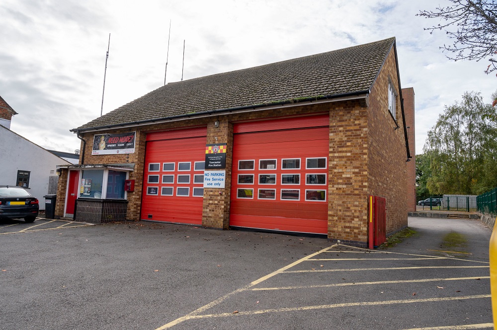 Front external view of Towcester Fire Station
