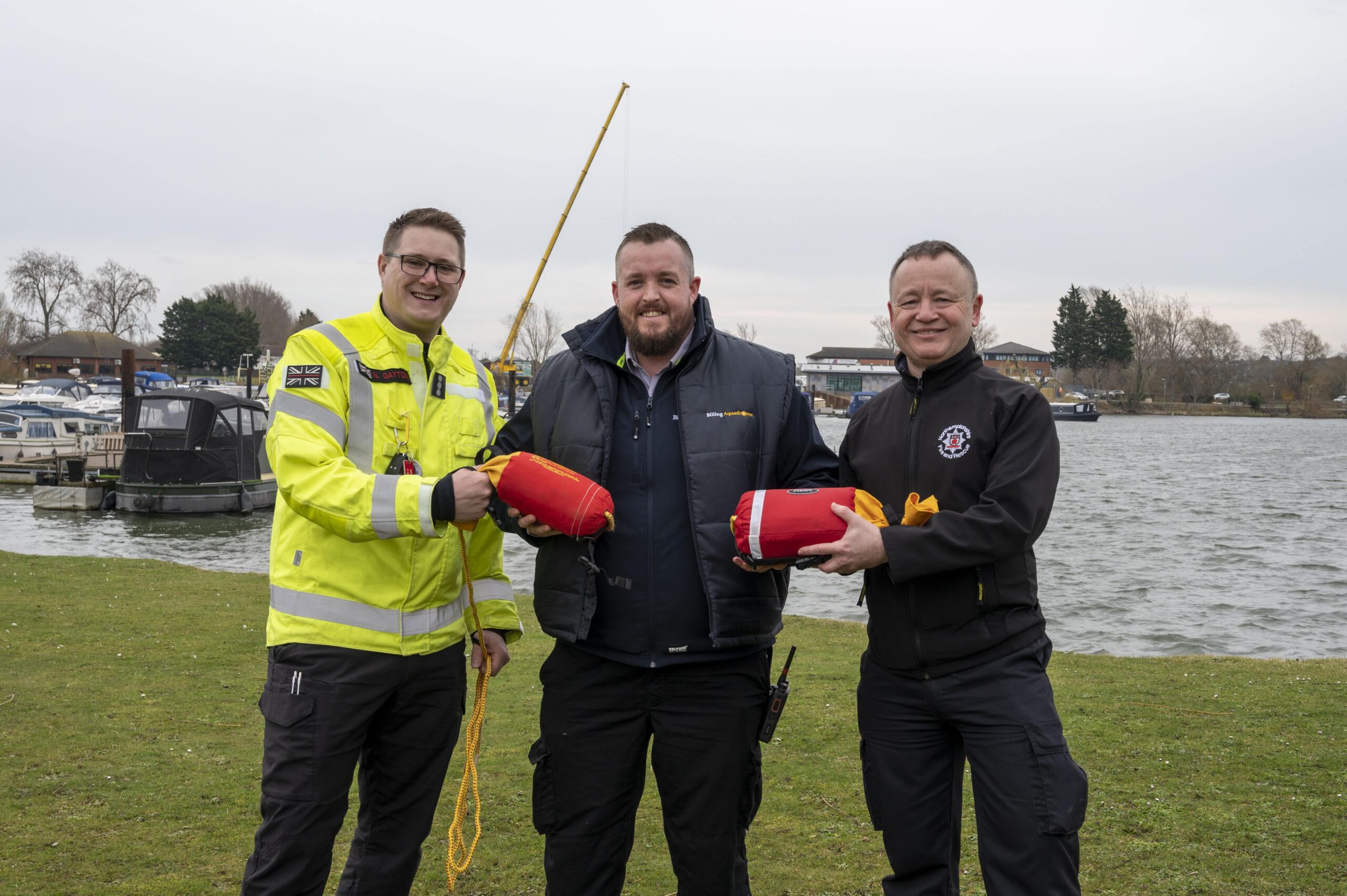 Life-saving water training delivered to Billing Aquadrome staff