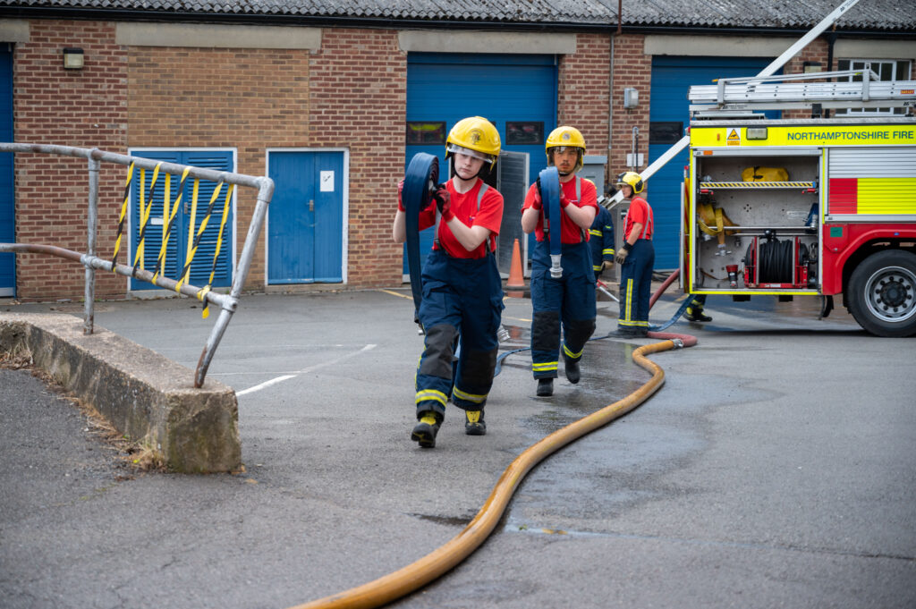 Cadets scheme helping young people to forge career in fire service