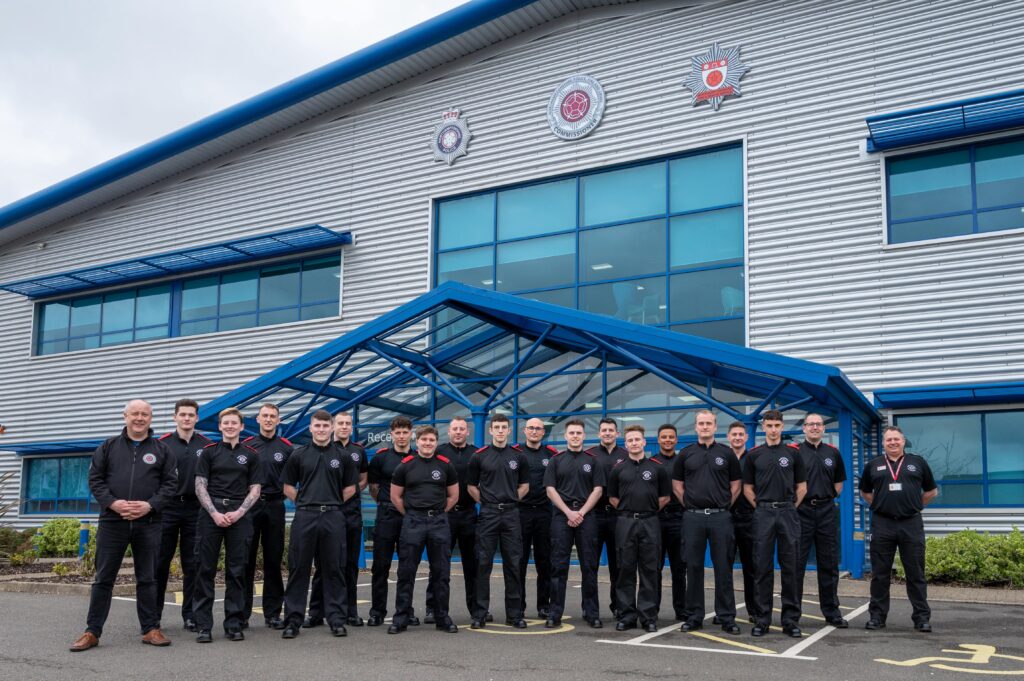 New recruits join Northamptonshire Fire and Rescue Service