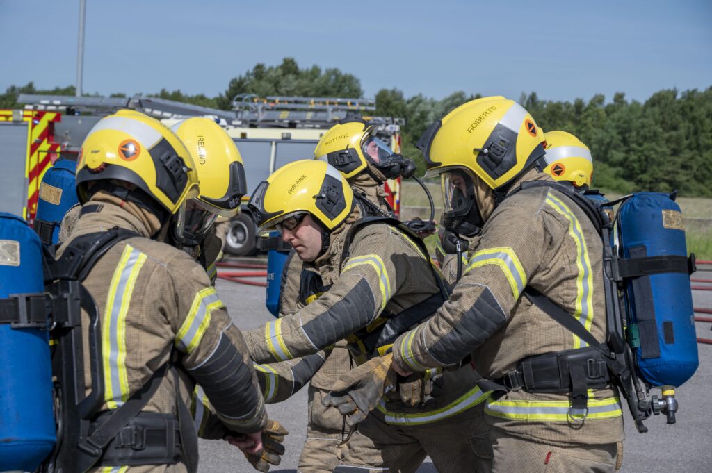 New Northants firefighters enjoy passing out parade at Fire Service College