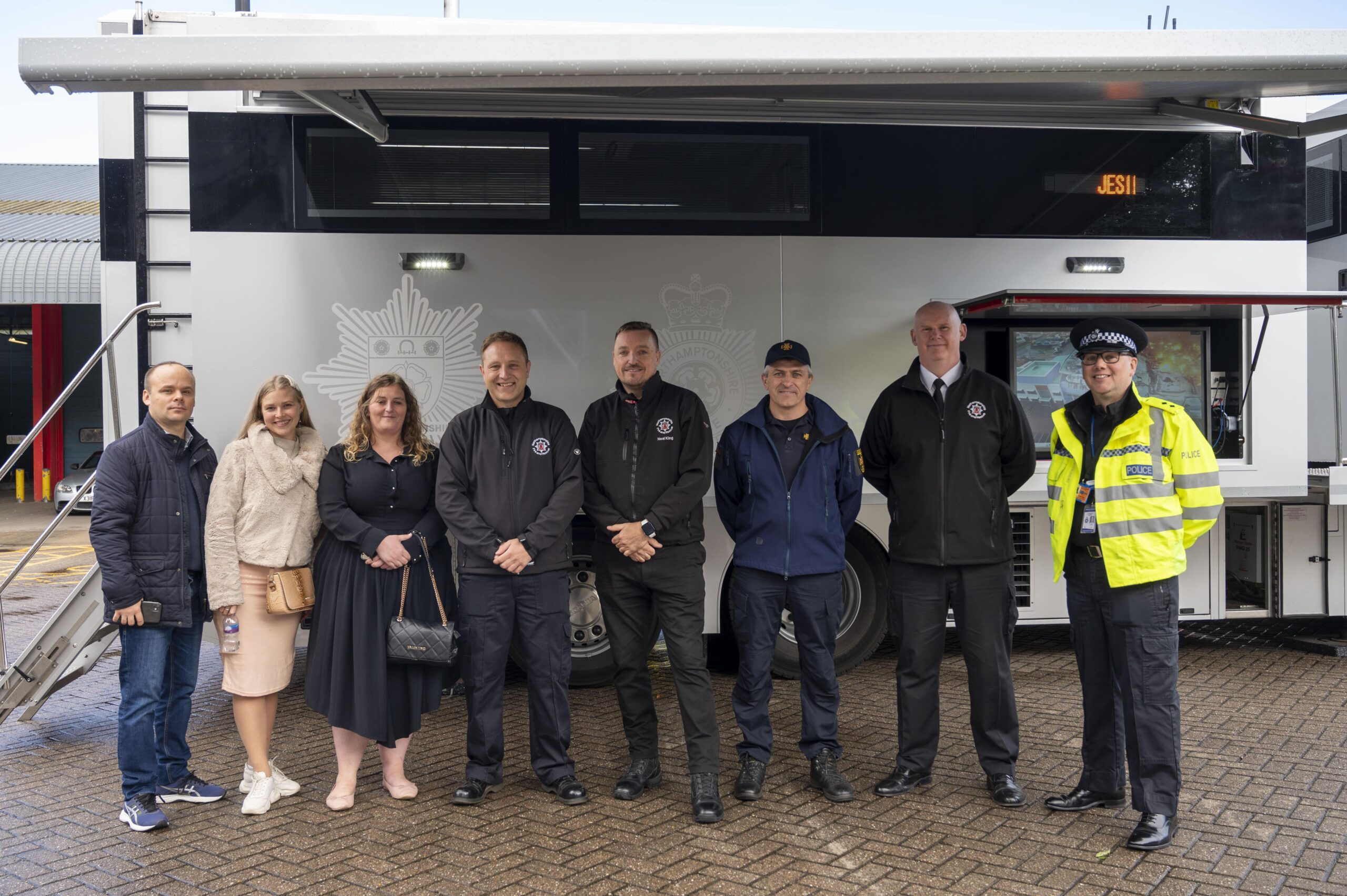 Northamptonshire Fire and Rescue Service host Ukrainian dignitaries