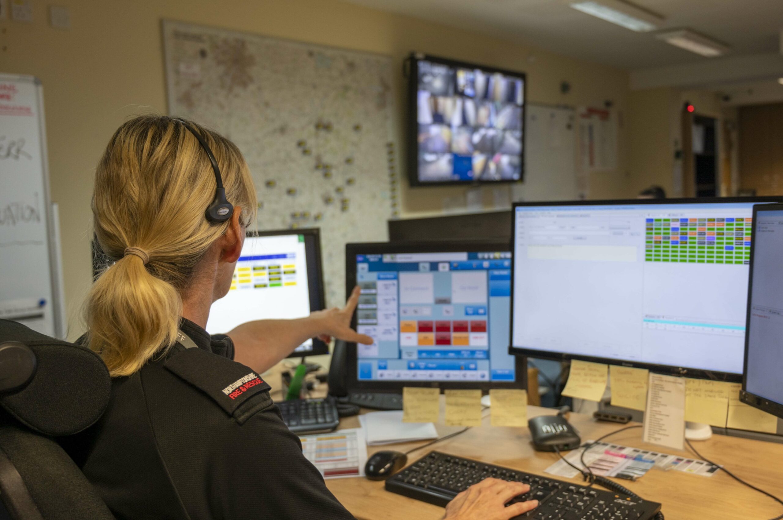 Control operator working in the Control Room