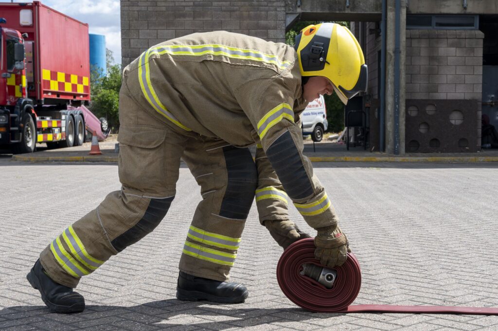 What happens after you apply to become a firefighter in Northamptonshire?