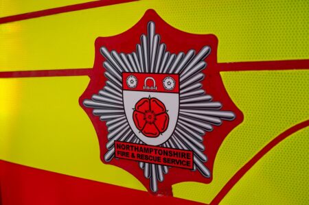 A picture showing the logo of Northamptonshire Fire and Rescue Service