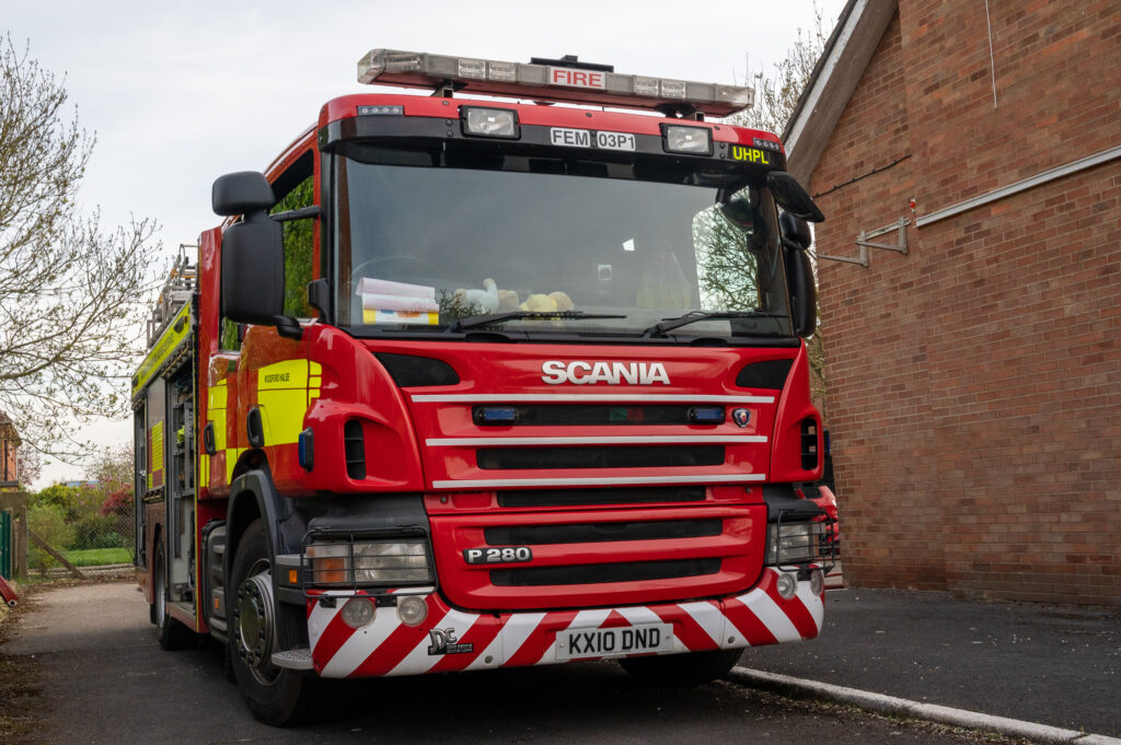 The Woodford Halse fire engine