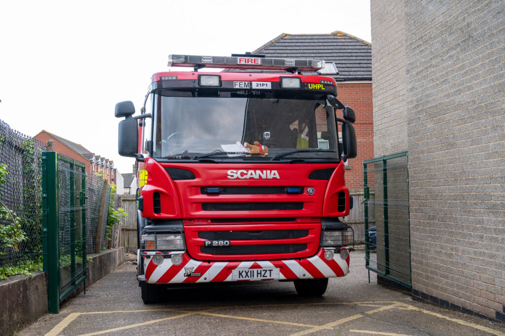 Irthlingboroughs fire engine 