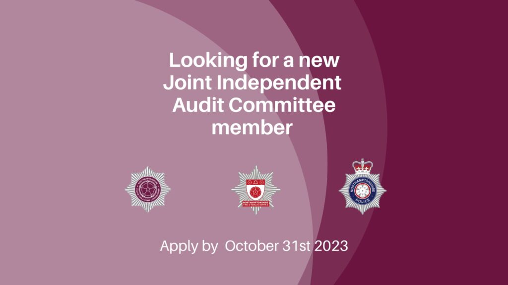 Looking for a new Joint Independent Audit Committee member. Apply by October 31st