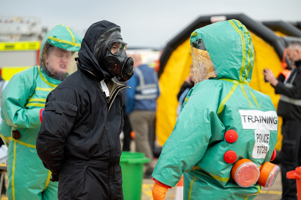 Multi-agency exercise tests emergency services response to terrorist and chemical attack