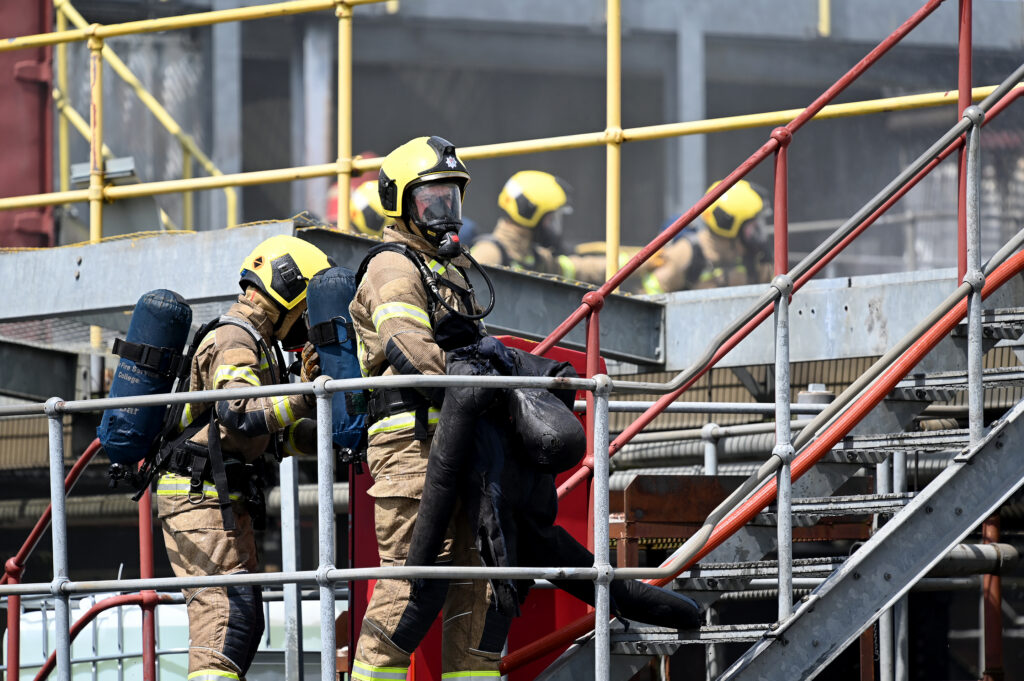 New Northamptonshire Fire recruits celebrate Passing Out parade