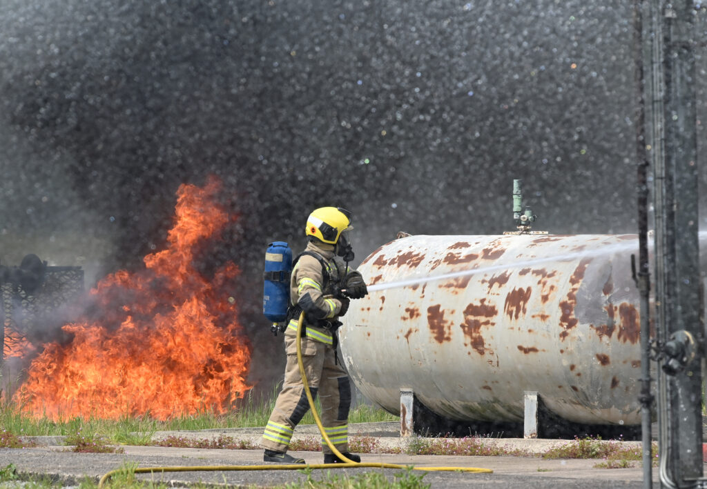 New Northamptonshire Fire recruits celebrate Passing Out parade