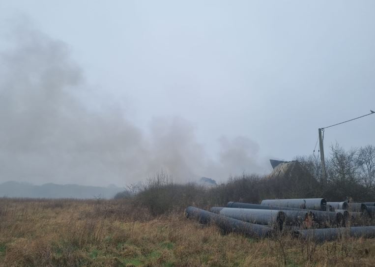 Further update on the fire at Desborough Airfield