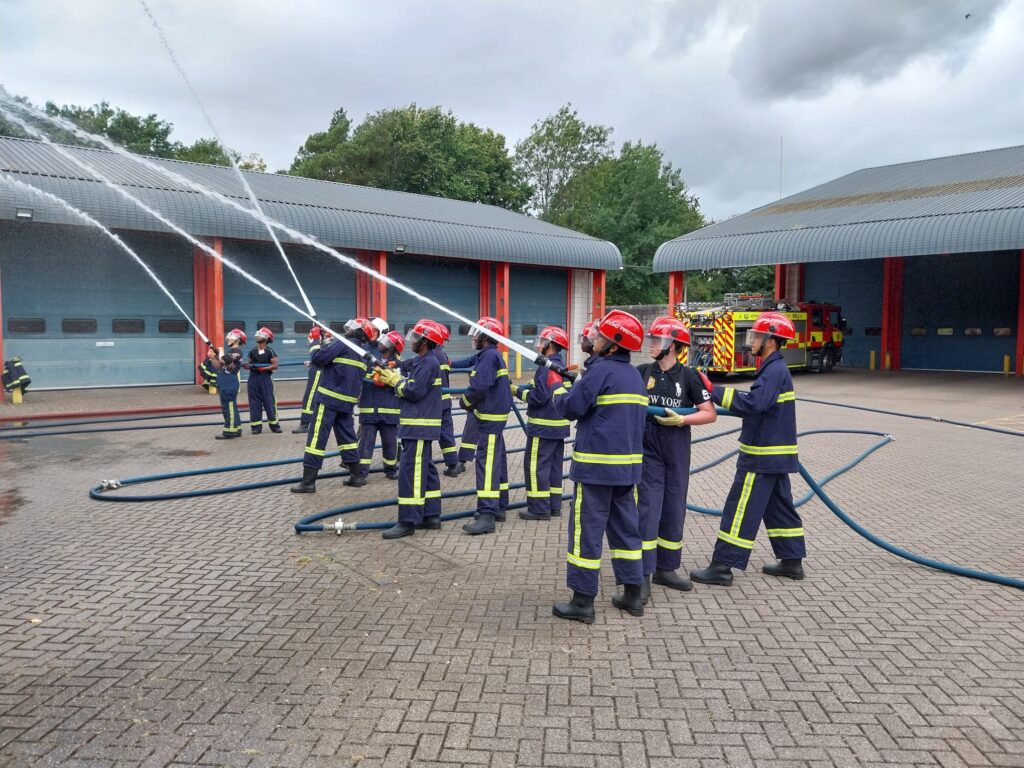 Fire Service training course equips young people with skills to keep themselves and others safe