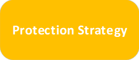 A Yellow coloured box with the wording Protection Strategy