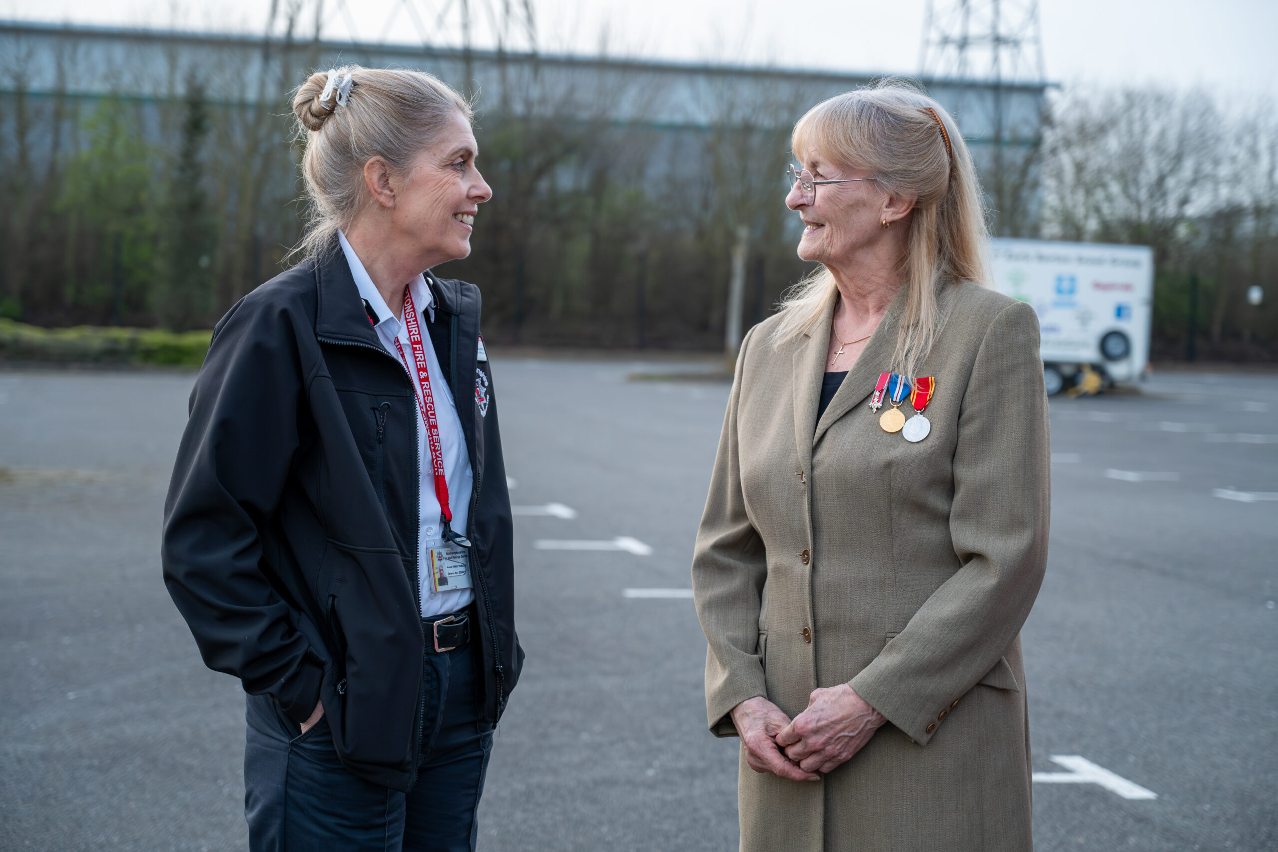 Cadet fire engine named after first Northamptonshire female on-call firefighter for International Women&rsquo;s Day