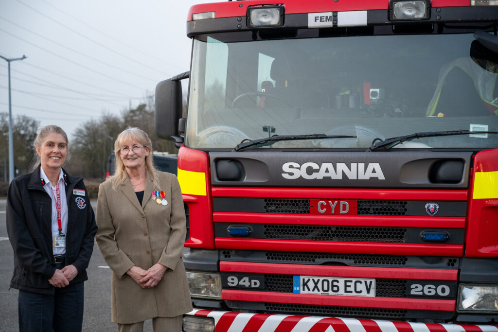 Cadet fire engine named after first Northamptonshire female on-call firefighter for International Women&rsquo;s Day